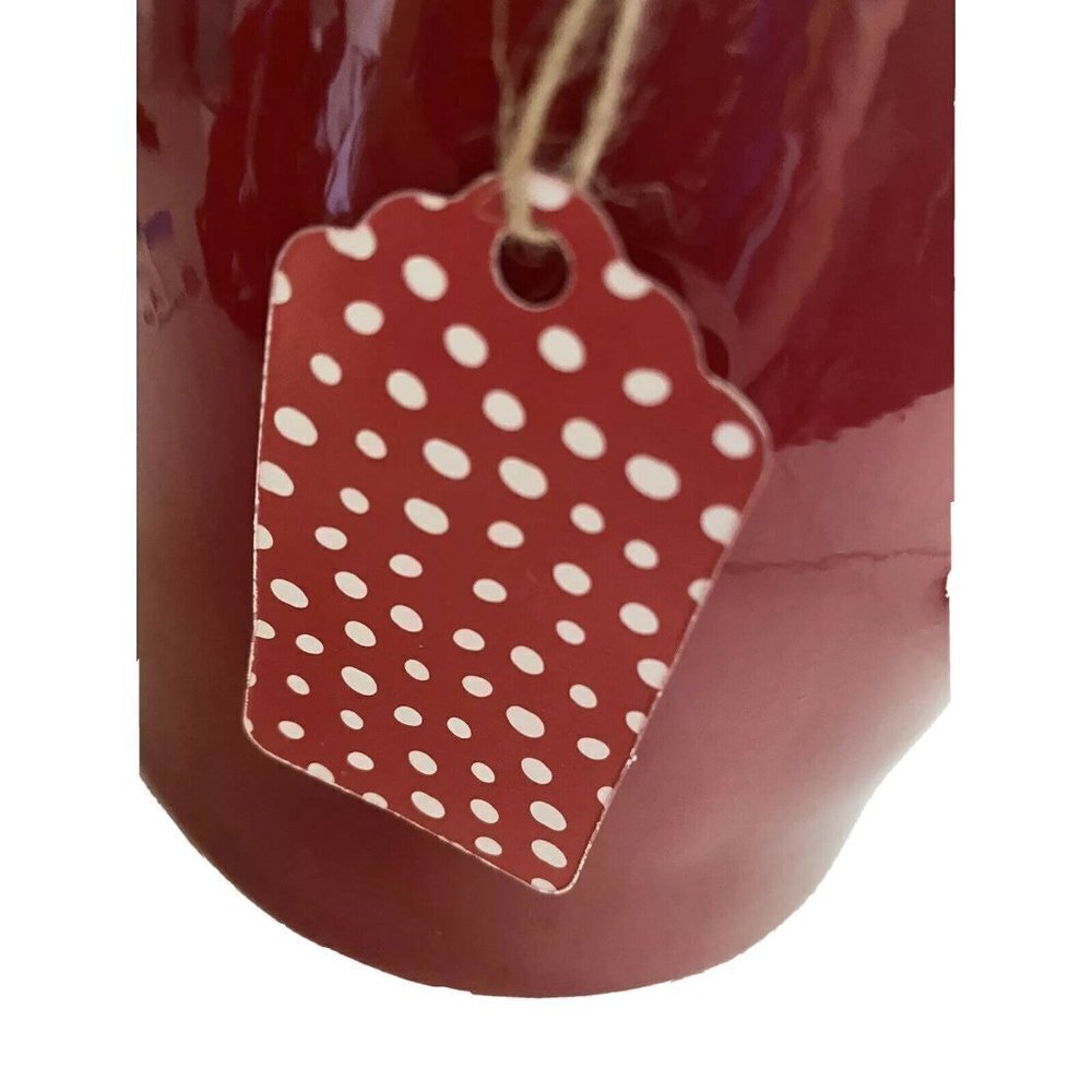 Whimsical Cupboard 10 Strawberry Street Gnome Santa Cookie Jar Canister 13" New - Picture 10 of 11